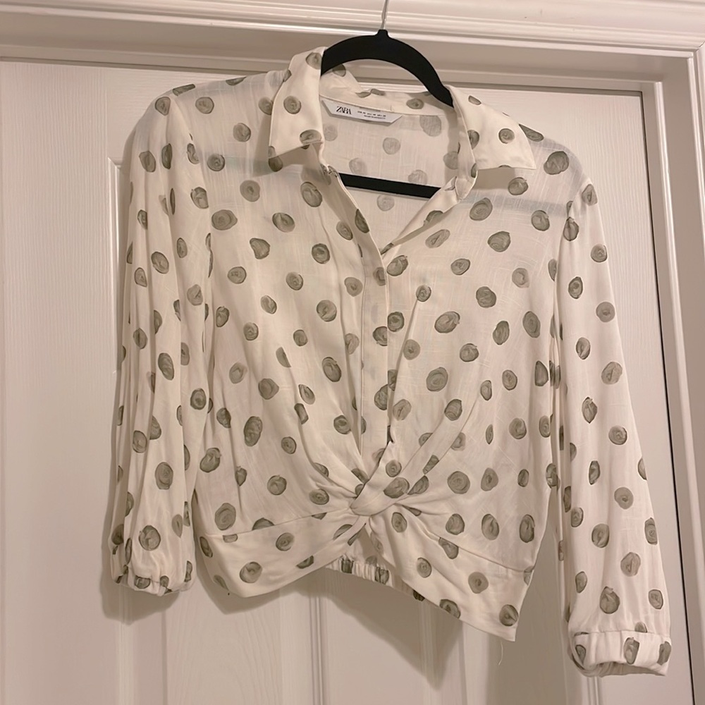 Zara blouse top
